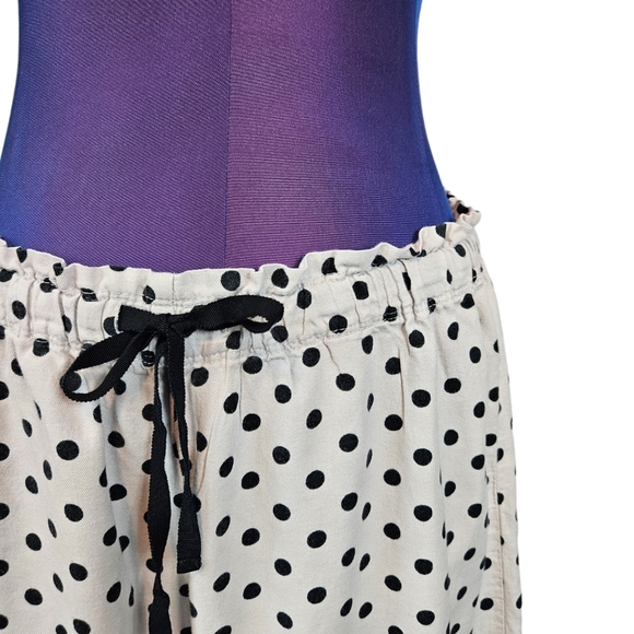 Sold Victoria's Secret Gray & Black Polka Dot Flannel Pajama Set Siz Small Women - Picture 5 of 11